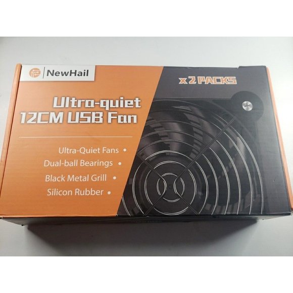 Newhail ultra quiet 12cm USB Fan for AV Reciever / Cabinet / Game Console /PC - Picture 1 of 3
